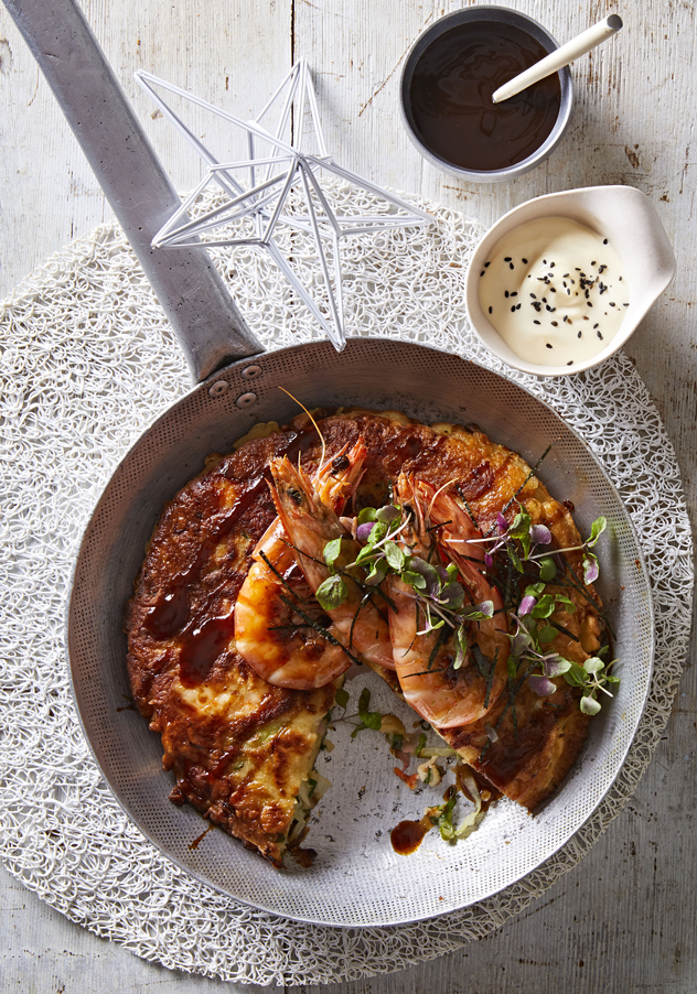 Prawn Okonomiyaki Recipe