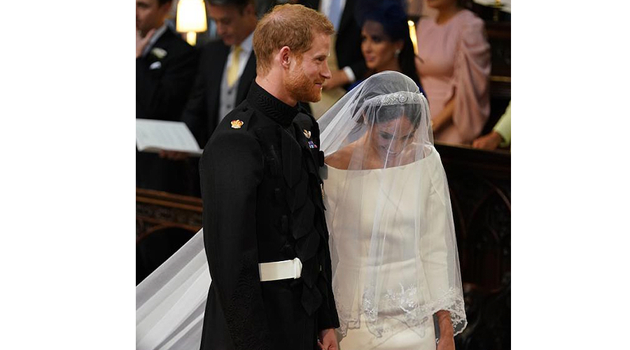 Meghan Markle wears Givenchy Haute Couture