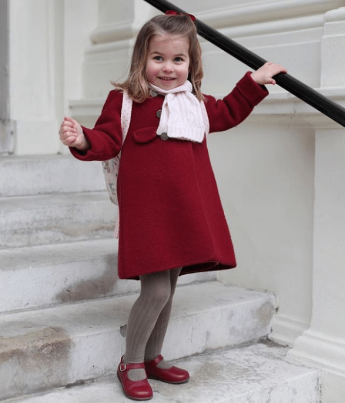 Princess Charlotte's first day of nursery. 