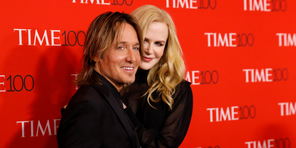 Keith Urban and Nicole Kidman arrive for the TIME 100 Gala in Manhattan, New York, U.S., April 24, 2018. REUTERS/Shannon Stapleton