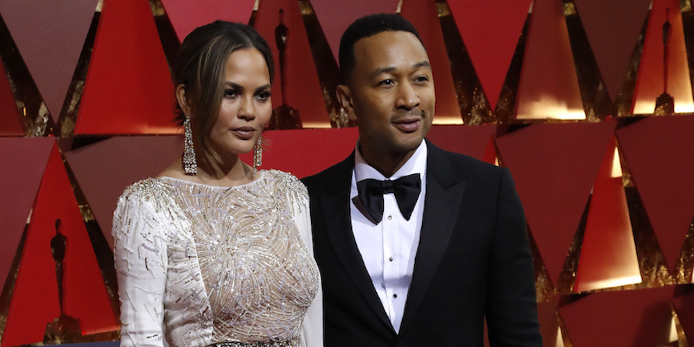 Chrissy Teigen and John Legend hint at pregnancy in new music video