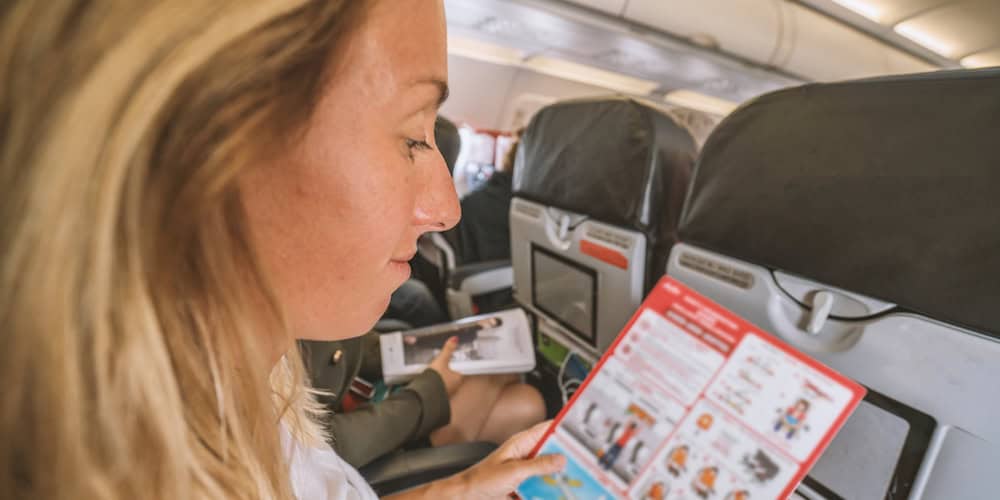 Watch: The funny side of in-flight safety