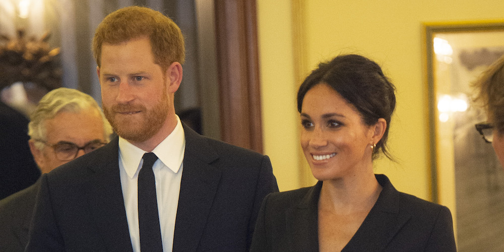 LONDON, ENGLAND - AUGUST 29: Prince Harry, Duke of Sussex and Meghan, Duchess of Sussex attend a gala performance of "Hamilton" in support of Sentebale at Victoria Palace Theatre on August 29, 2018 in London, England. (Photo by Dan Charity - WPA Pool/Getty Images)