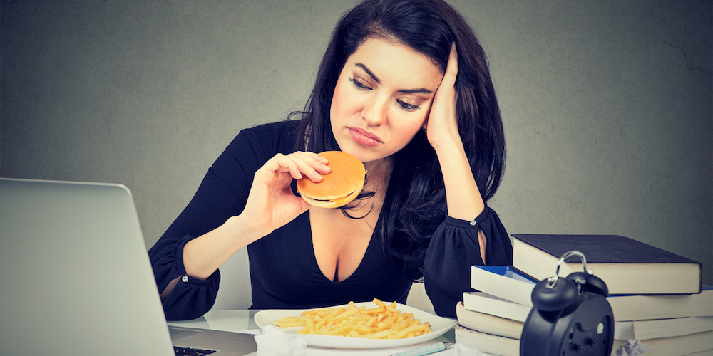 Eating junk food raises risk of depression