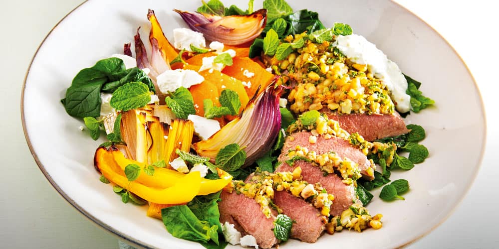 Pine Nut Crusted Lamb Loin Fillets MiNDFOOD Recipes
