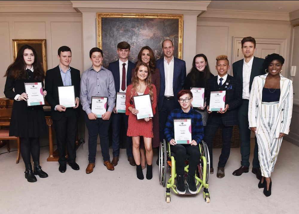 Duke and Duchess host inspirational teenagers at Kensington Palace reception