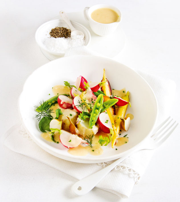 Radish Salad With Skordalia Recipe