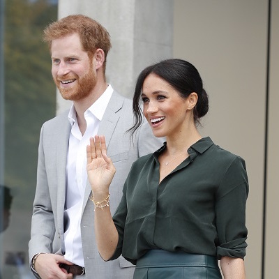 Britain's Prince Harry and Meghan, Duchess of Sussex leave after a visit to the University of Chichester Tech Park, in Chichester, Britain October 3, 2018. Heathcliff O'Malley/pool via Reuters - RC199A0EAB20