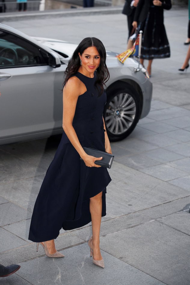 Britain's Meghan, Duchess of Sussex, arrives for a reception hosted by New Zealand Prime Minister Jacinda Ardern at the Auckland War Memorial Museum in Auckland, New Zealand October 30, 2018. REUTERS/Phil Noble