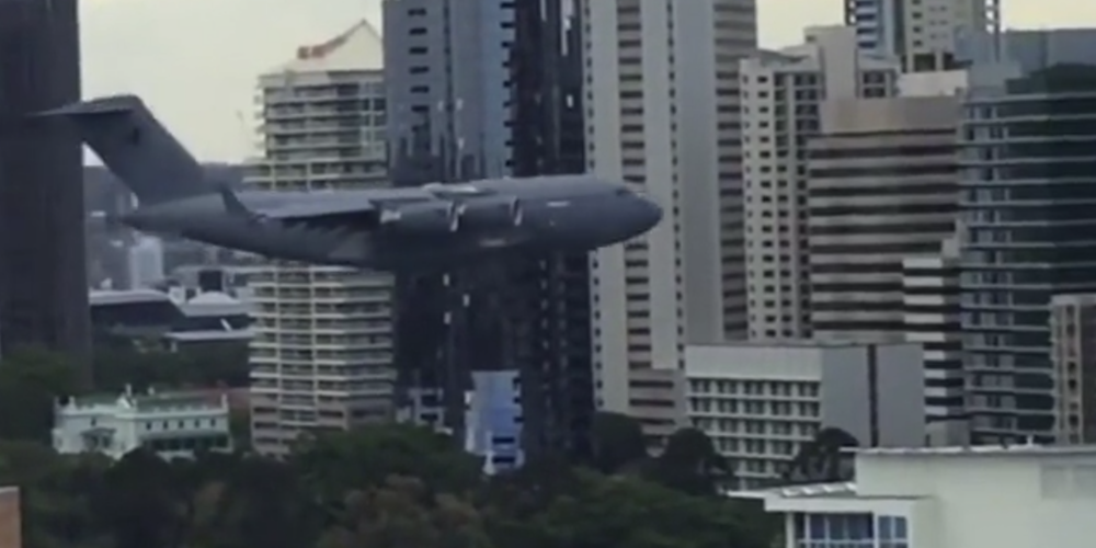 Watch: plane flies towards buildings in Australia – terrifying visuals