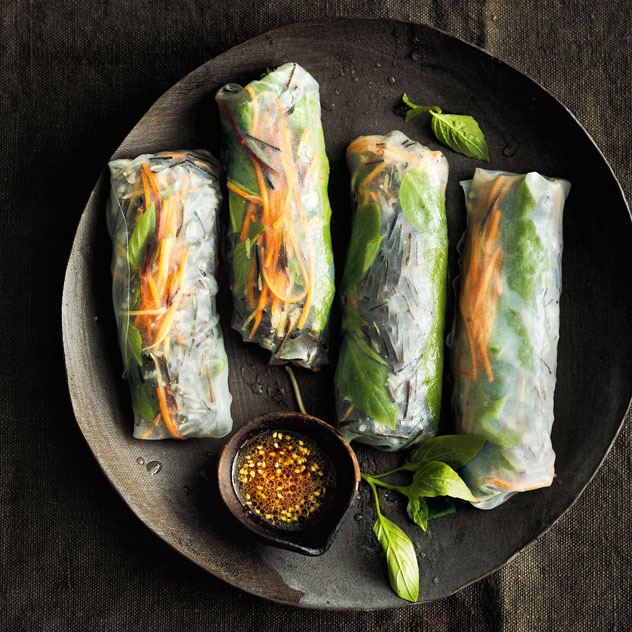Wild Summer Rolls With Citrus Dipping Sauce
