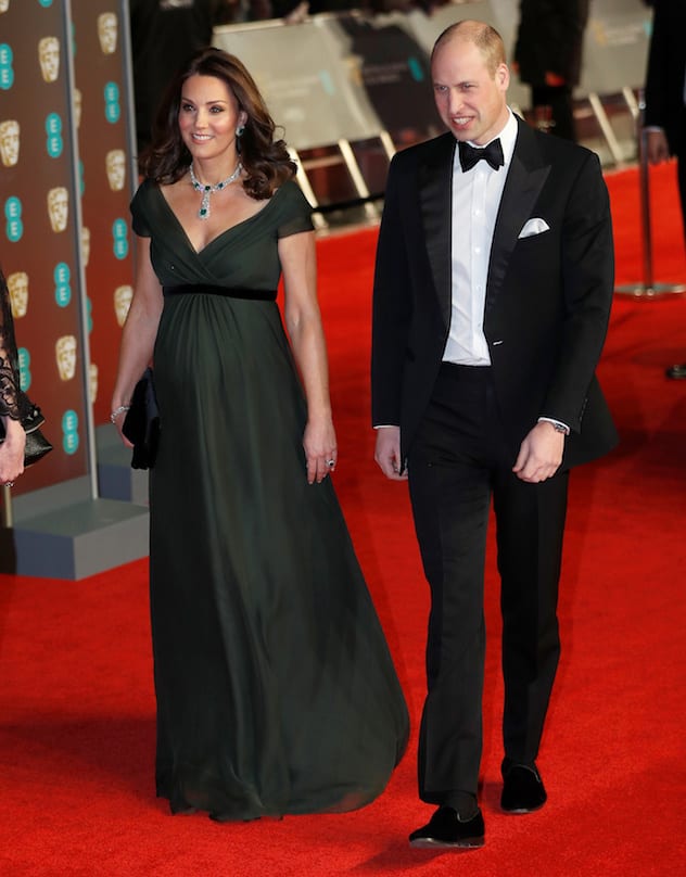 Prince William and his wife Katherine arrive at the British Academy of Film and Television Awards (BAFTA) at the Royal Albert Hall in London, Britain February 18, 2018. REUTERS/Peter Nicholls - RC1D930E4EA0