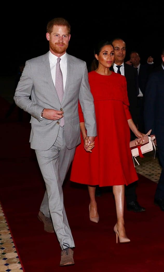 Britain's Prince Harry and Meghan, Duchess of Sussex, arrive at the Casablanca Airport in Casablanca, Morocco, February 23, 2019. REUTERS/Hannah McKay/Pool - RC1DEB355A50