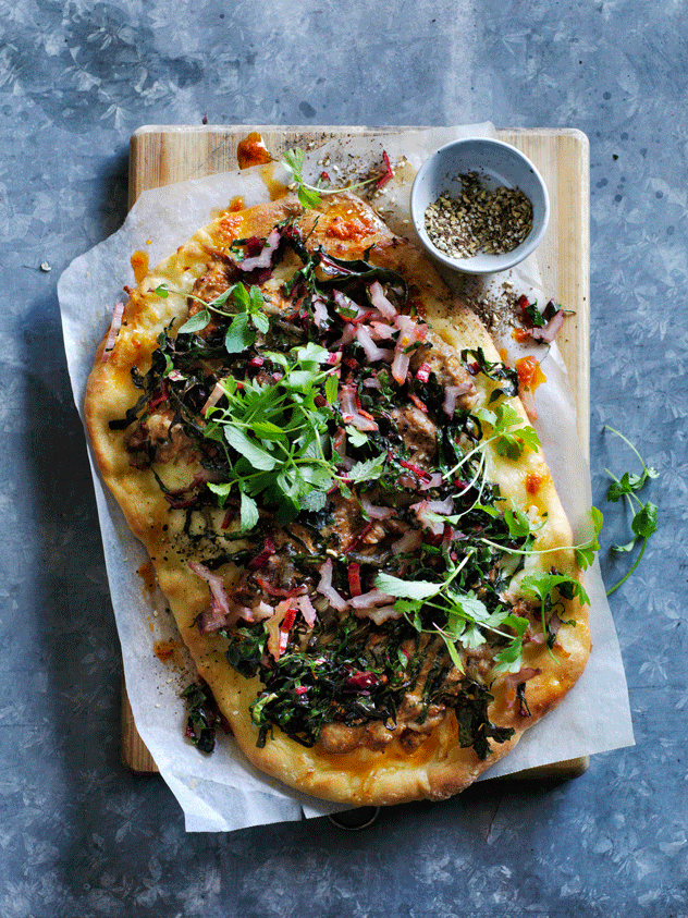 Turkish-style Spicy Lamb Pizzas