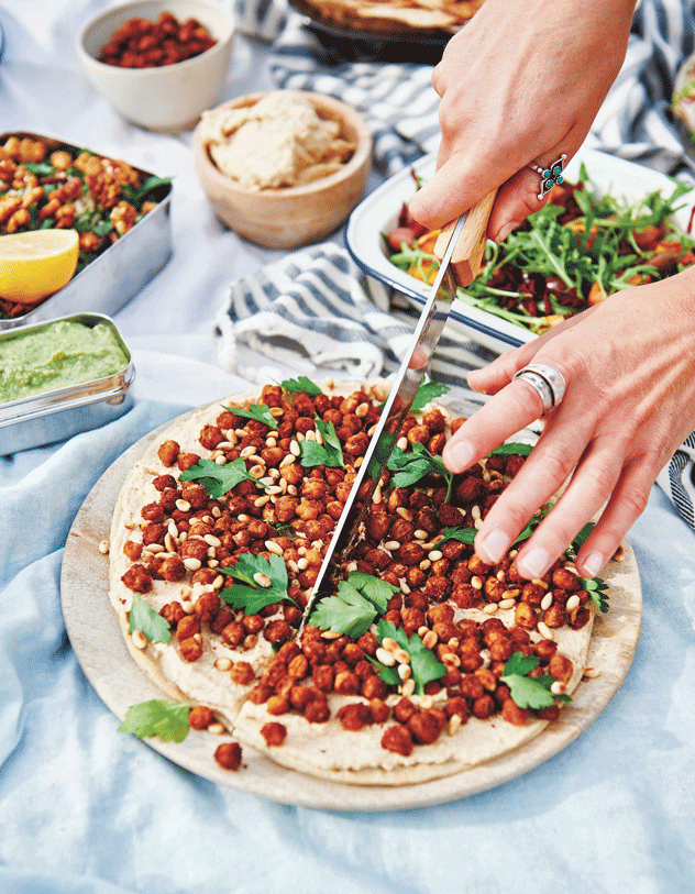Spiced Chickpea Flatbreads