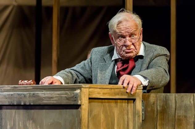 Ian Mune as Winston Churchill in 'The Audience'. Image: Supplied