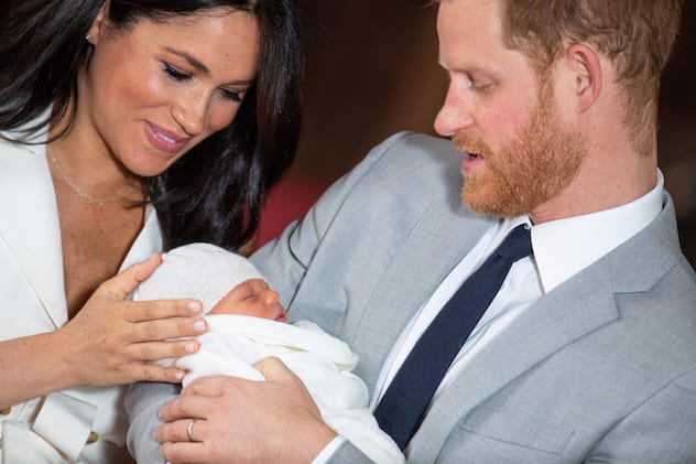 Meghan Markle Prince Harry with baby Archie