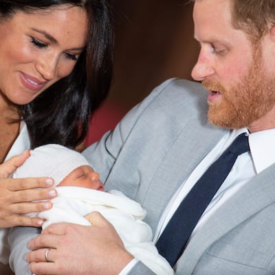 Meghan Markle Prince Harry with baby Archie