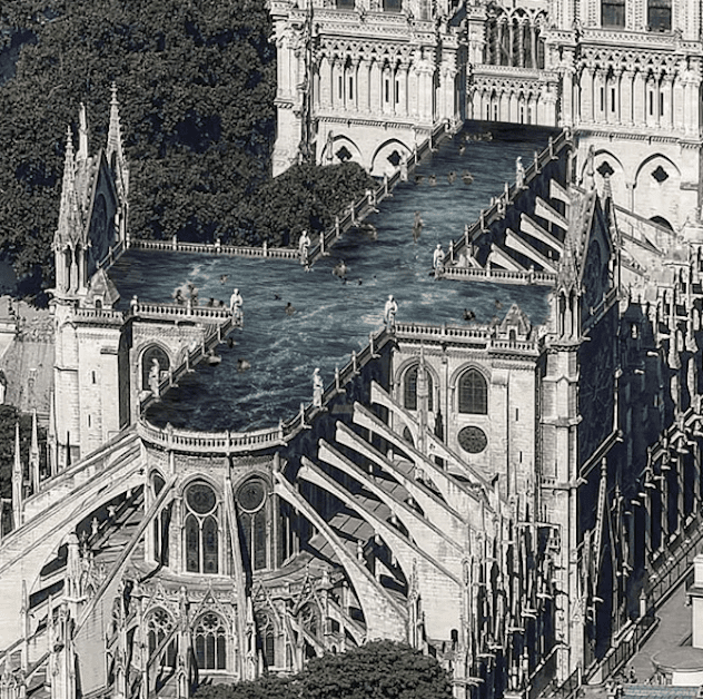 Notre Dame rooftop pool proposal