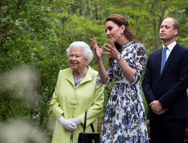 Queen Elizabeth and Kate Middleton Chelsea Flower Show