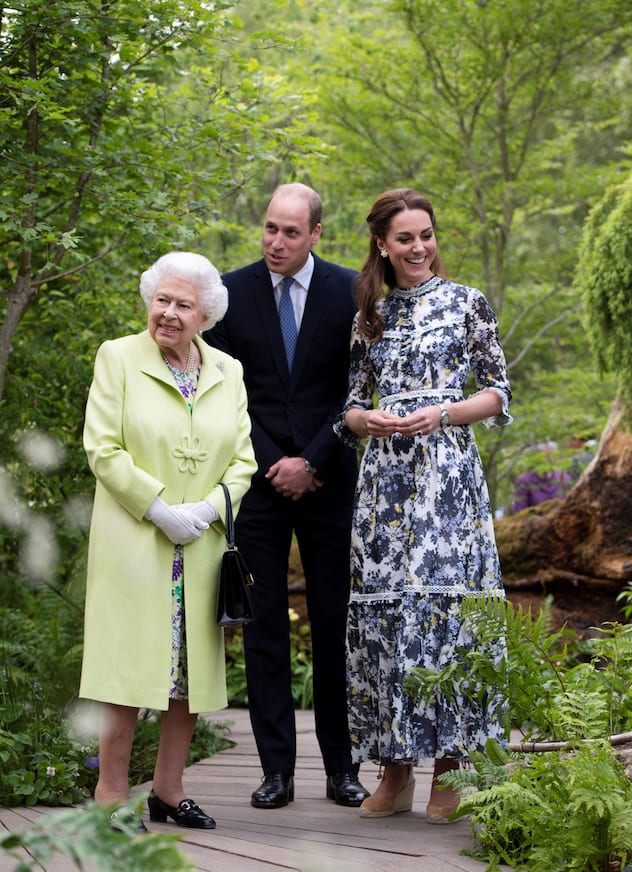 Queen Elizabeth and Kate Middleton Chelsea Flower Show
