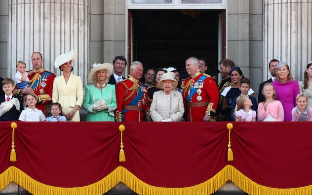 Royal Family Trooping the Colour 2019