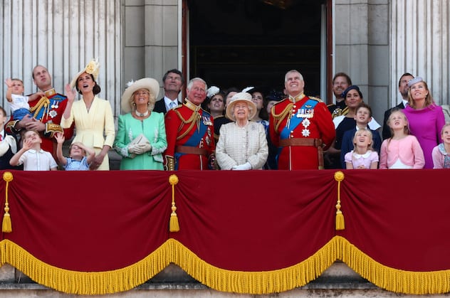 Royal family Trooping the Colour 2019