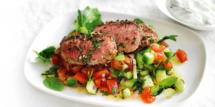 Greek Lamb Salad 