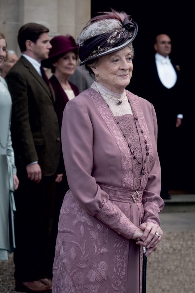 Maggie Smith feels her life pre-Downton was "normal" given the added fame and attention she now receives.