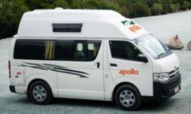 Police are appealing for sightings of a white Apollo campervan, registration KWF362. NZ POLICE