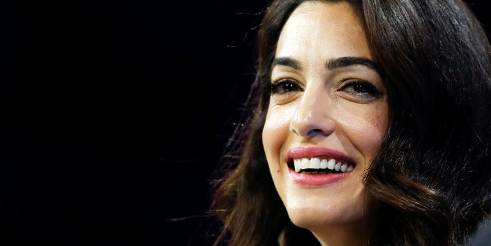 Amal Clooney took centre-stage this week alongside a host of world figures. REUTERS
