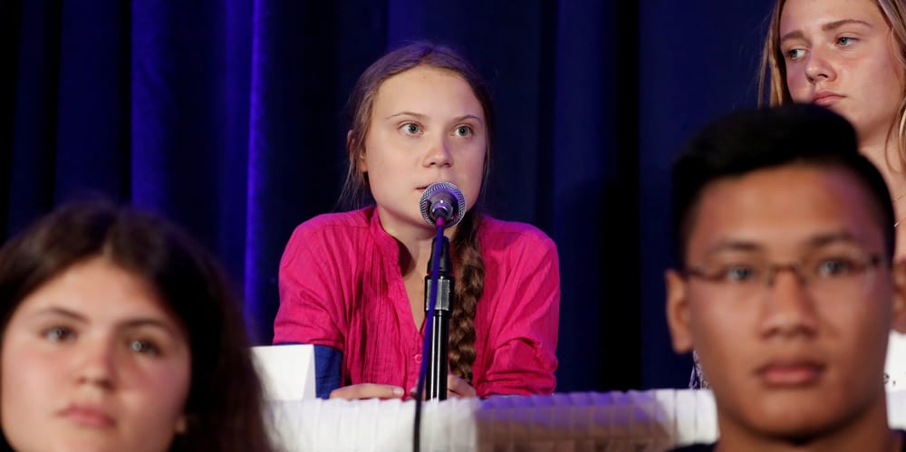 Greta Thunberg joined 15 other youngsters in lodging an official complaint under the UN Convention that five countries are violating children's rights by not doing enough to combat climate change. REUTERS
