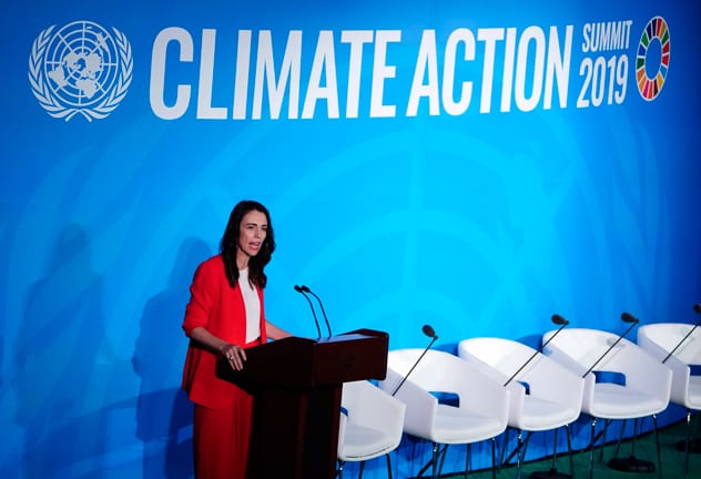 New Zealand PM Jacinda Ardern is adamant her country is turning a corner on climate change. REUTERS