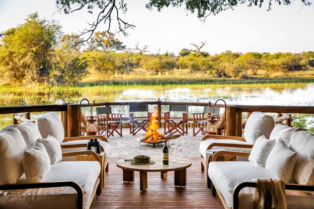 There's nothing like sitting in the lodge looking out over the wilderness. KARLIEN GELDENHUYS