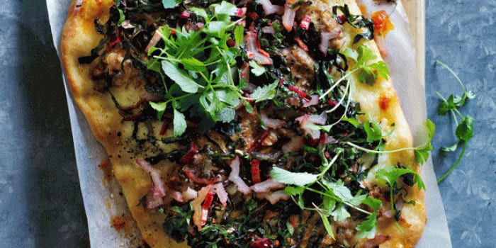 Turkish-style Spicy Lamb Pizzas