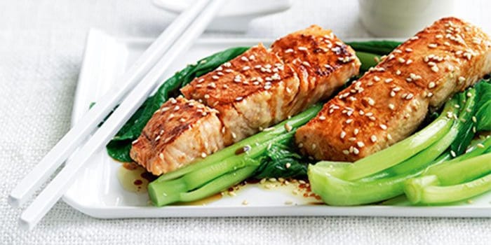 Miso Salmon with Choy Sum Recipe 
