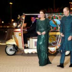 Britain's Prince William and Catherine, Duchess of Cambridge, arrive to attend a reception hosted by the British High Commissioner to Pakistan in Islamabad, Pakistan October 15, 2019. REUTERS/Peter Nicholls - RC157C45AF00