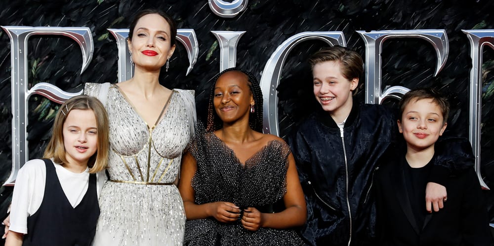 Angelina Jolie's children were right by her side again at the London premiere of Maleficent: Mistress of Evil. REUTERS