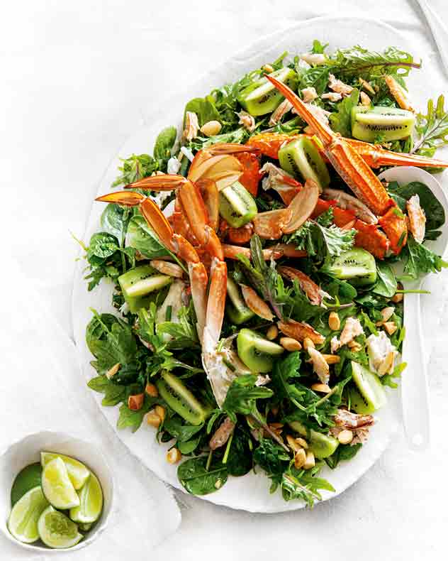 Blue Crab & Kiwifruit Salad Recipe