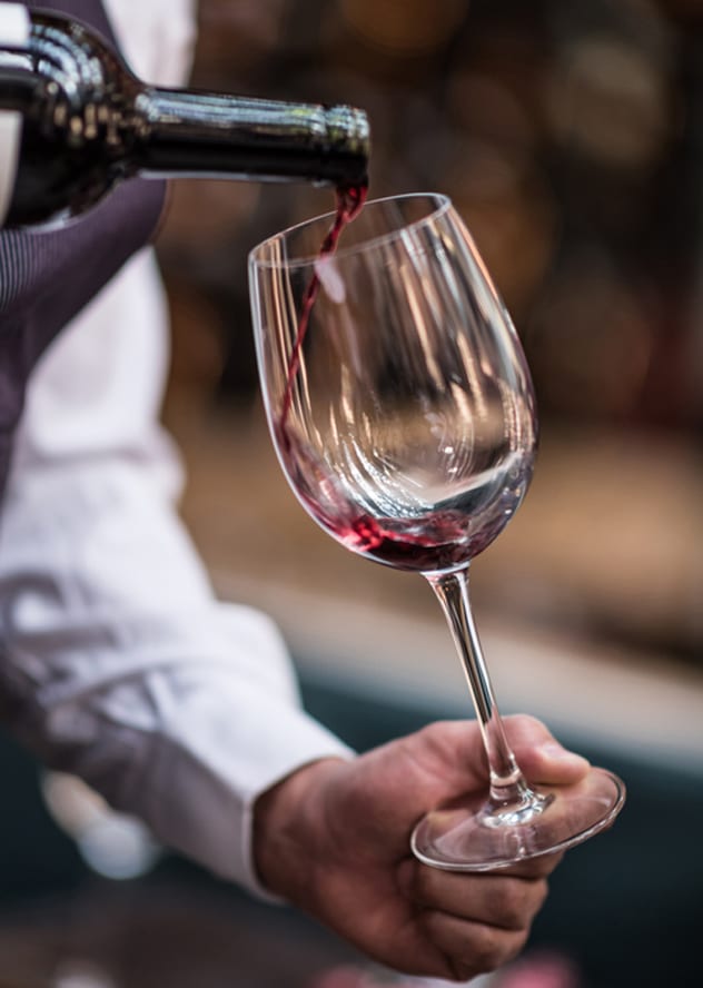 Takes one to know one: Like the wines they're designed for, Bordeaux glasses are larger than life. ISTOCK