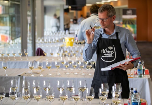 Judge Kyle Thompson assesses some of the white varietals at this year's awards.