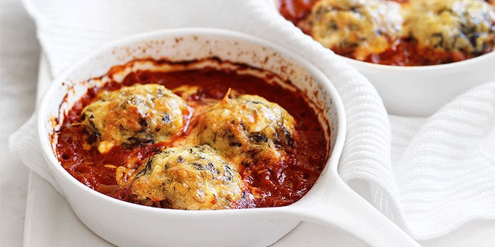 Baked Spinach and Cheese Balls