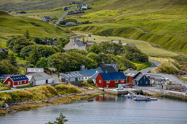 Voe on the Shetland Islands 