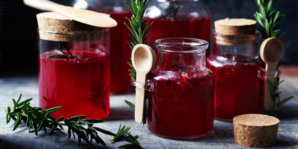 Summer Raspberry & Rosemary Wine Jellies Recipe