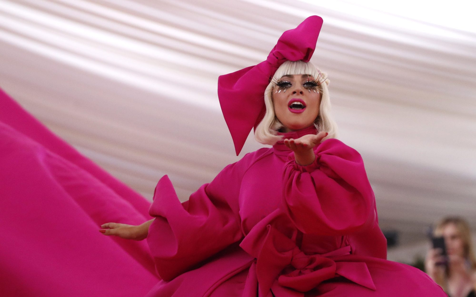 Lady Gaga arrives at the 2019 Met Gala. Image: Reuters