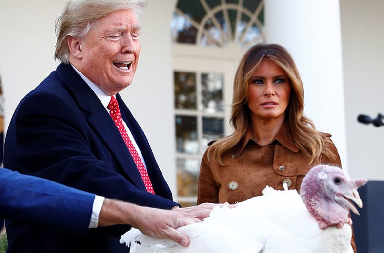 Gobble, Gobble: The Trumps Celebrate Thanksgiving