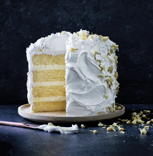 White Eggnog Chiffon Cake Recipe