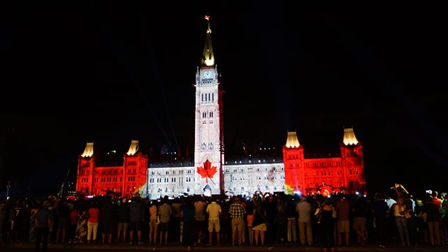 My Ottawa, Parliament, Light show, Canada