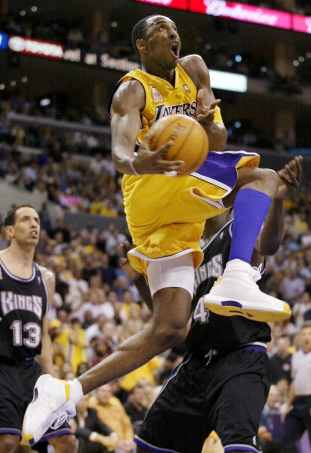 Kobe Bryant playing for the LA Lakers/ Reuters