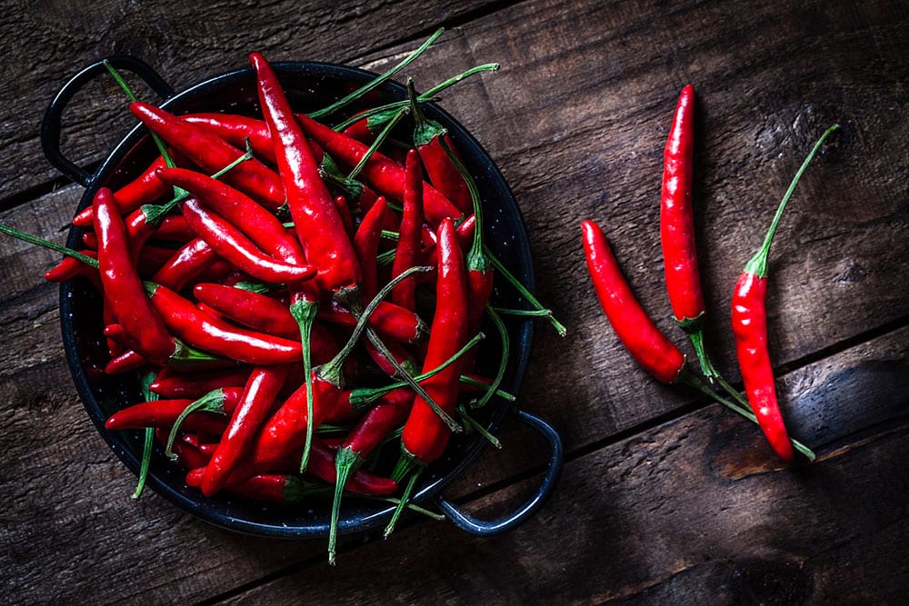 Health benefits of chilli